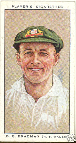 Bradman players card 1934