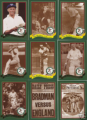 Bradman set of 20 cards