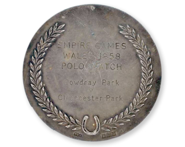 Polo medal from 1958