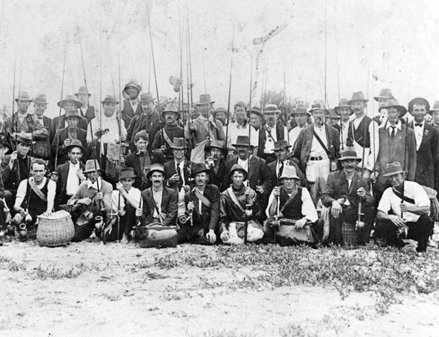 a fishing competition in Qld Australia in 1918