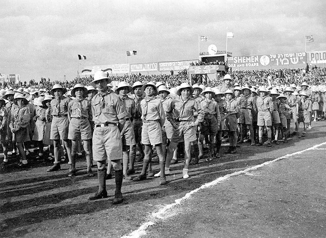 Opening ceremony of the 1935 Maccabiah Games