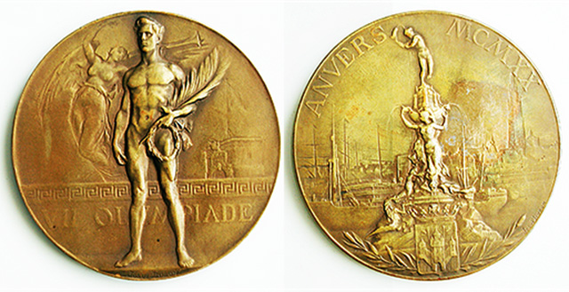 1920 Gold medal design