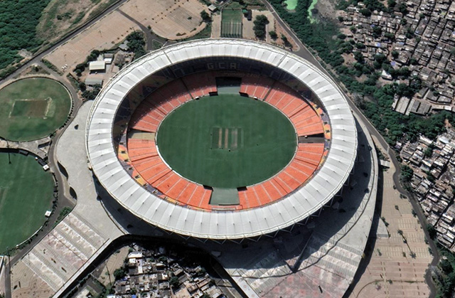 View of Motera Stadium (Sardar Patel Stadium)