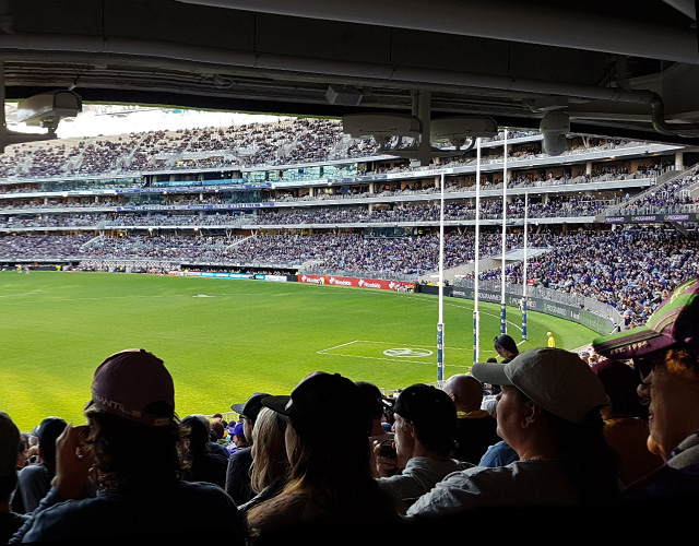 big crowds attend AFL games