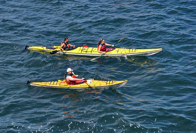 single and double sea kayaks