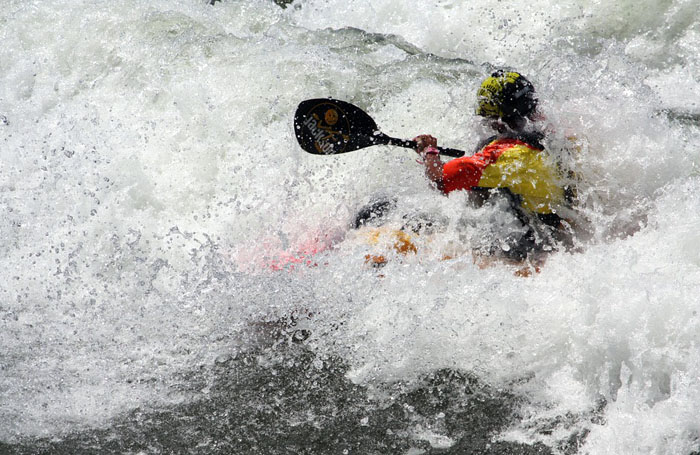 whitewater kayaking