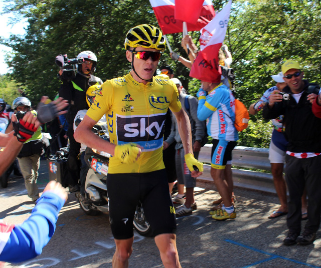 Chris Froome, winners of the 2013 Tour de France