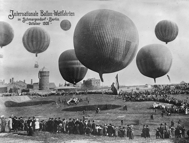 Berlin Balloon Race - 1908 