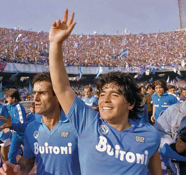 Argentinian legend Diego Maradona 