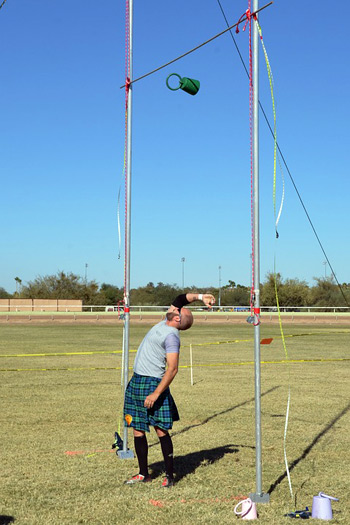 Highland Games Weight Throw for Height