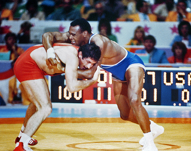 Greco-roman wrestling competition at the 1984 Olympic Games