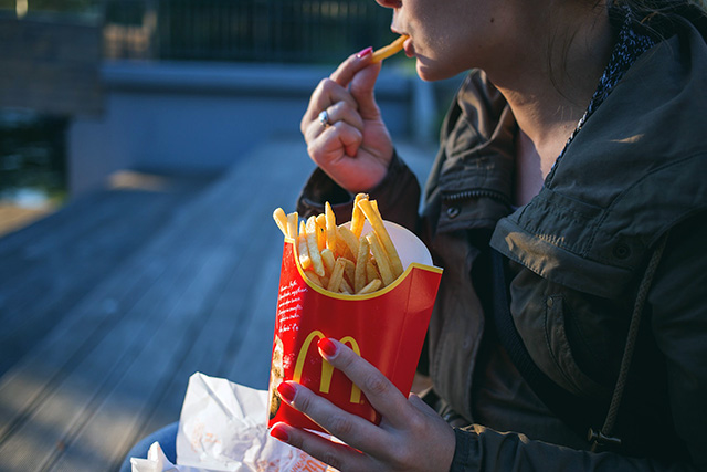 fast food is generally high in fat
