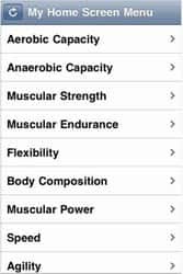 fitness test sccreenshot