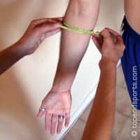forearm girth measurement technique
