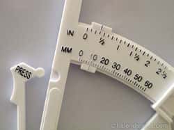 skinfold caliper detail