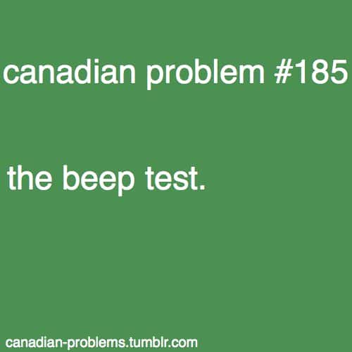 Beep test meme