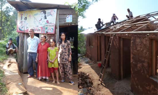 nepal before and after a house