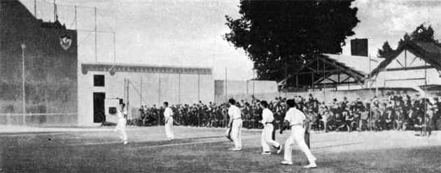Basque Pelota Demonstration at the 1924 Olympic Games