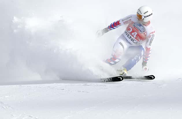 downhill speed skiing