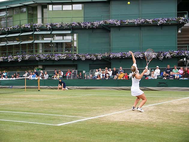 Simona Halep at Wimbledon