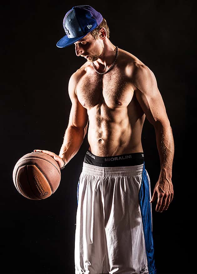 tall basketball player