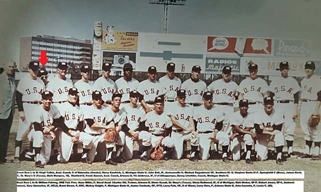 USA team photo baseball 1968 Olympics