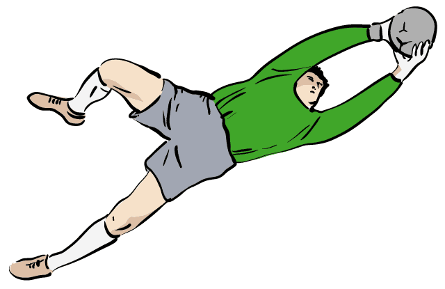 goalkeeper dive