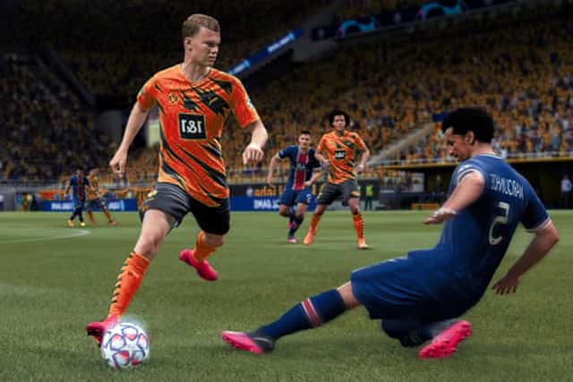 a scene from FIFA 21 