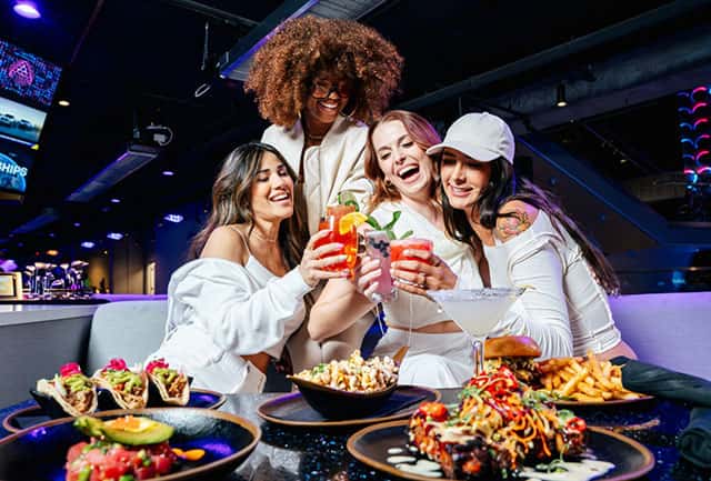 celebrating with a meal