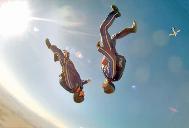 skydiving