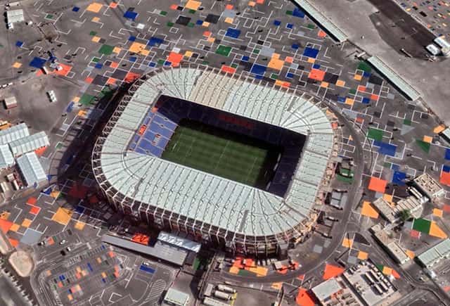 View of Qatar's Stadium 974