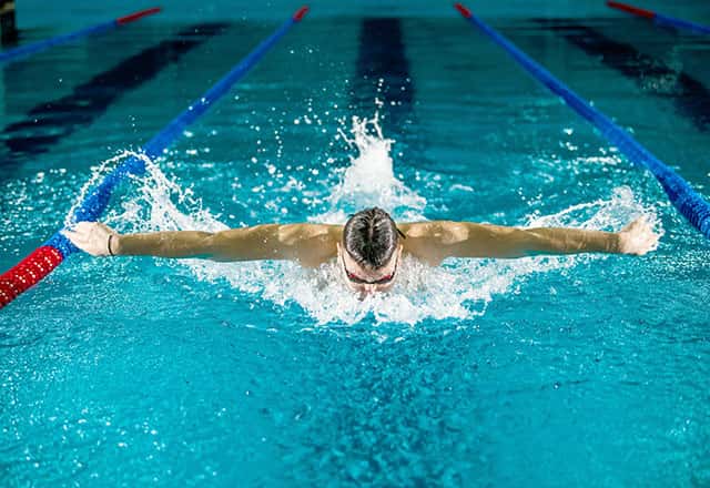 butterfly swimmer 