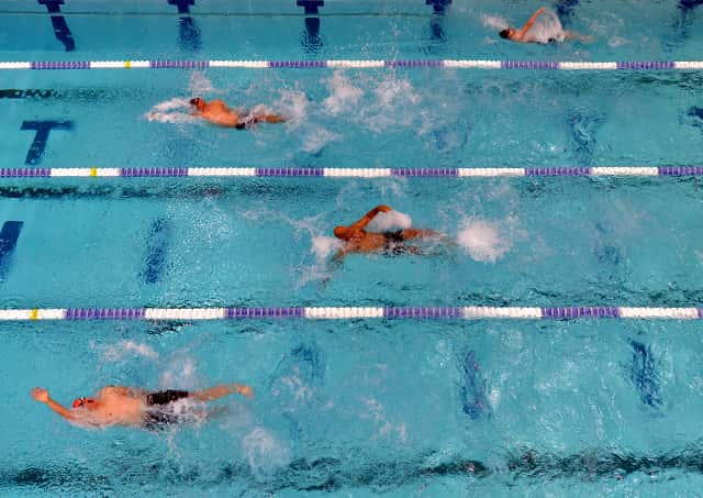 swimming