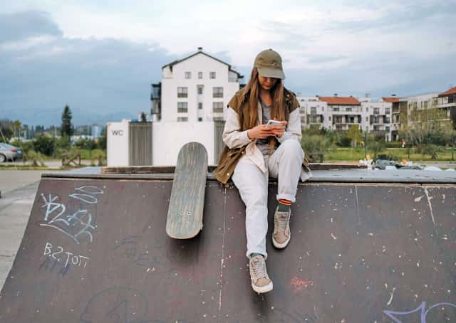 skateboarding
