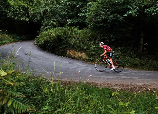 hill cycling