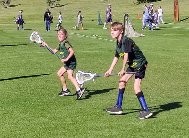 children playing a modcrosse game