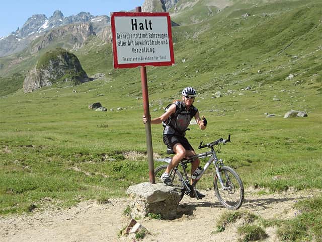 mountain biking