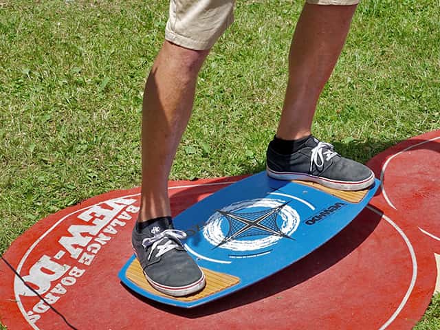 balance board test platform for elderly fitness assessment