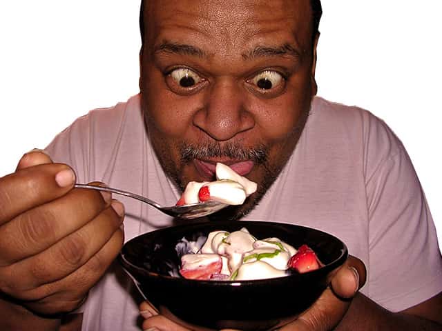 hungry man