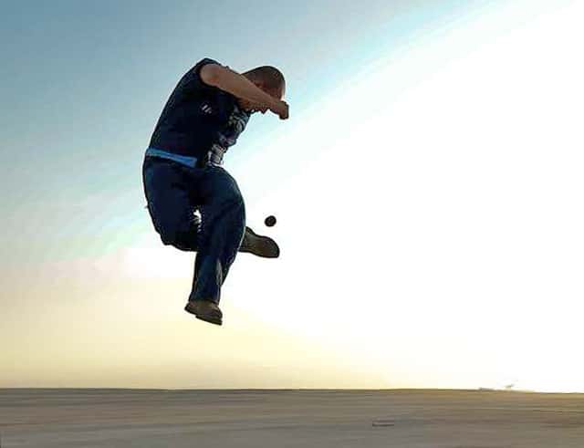 freestyle footbag or hacky sack