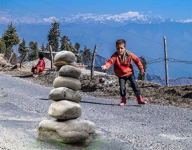 Lagori stone stack