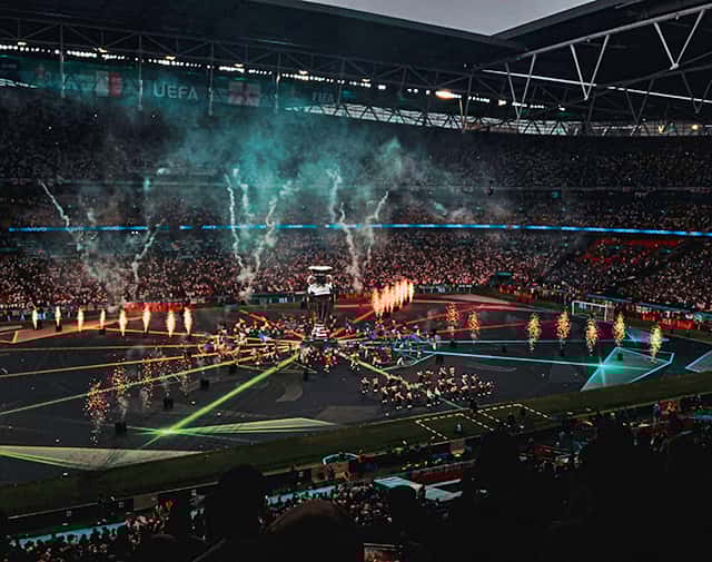 Euro 2020 opening ceremony at Wembley Stadium