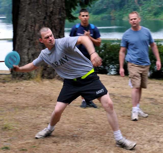 disc golf tee off