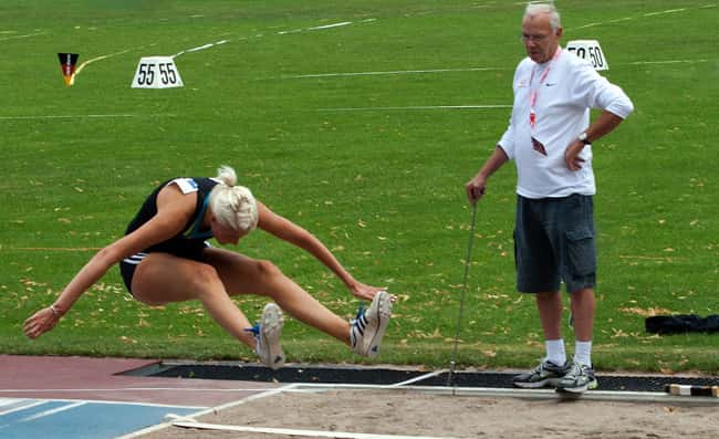 the long jump is part of the women's heptathlon