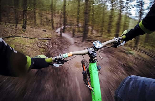 mountain biking
