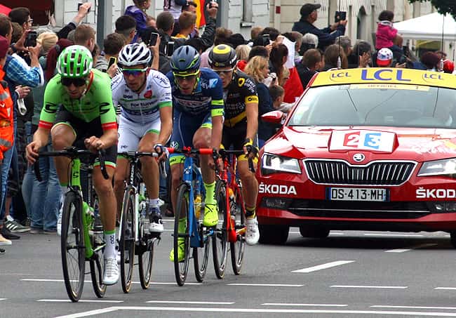 riders on the 2017 Tour de France