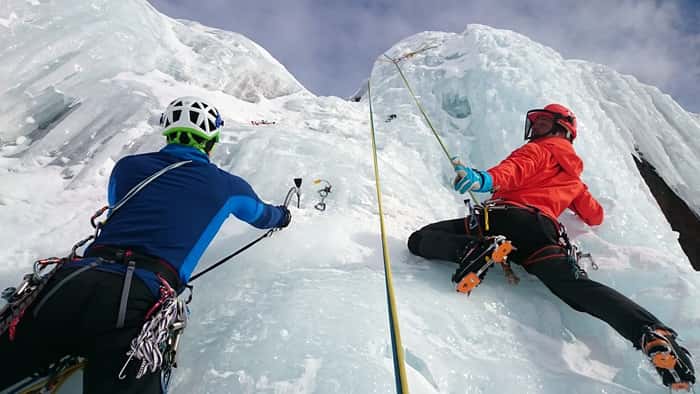 ice climbing