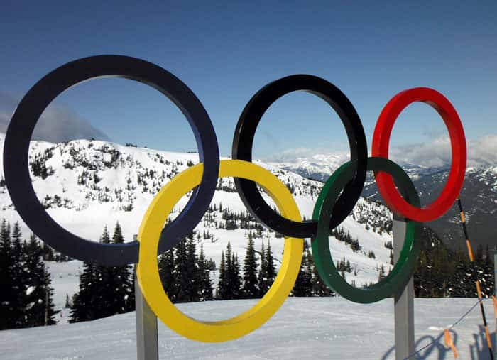 Olympic rings at Whistler
