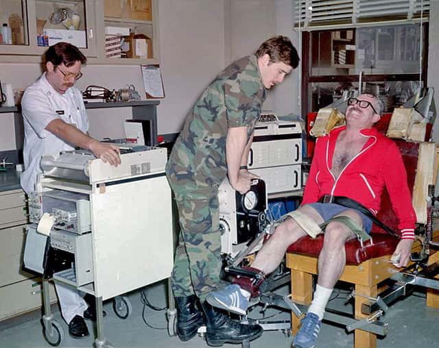 Cybex isokinetic testing machine