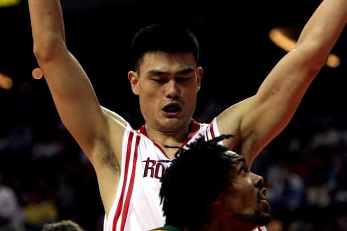 tall basketball player